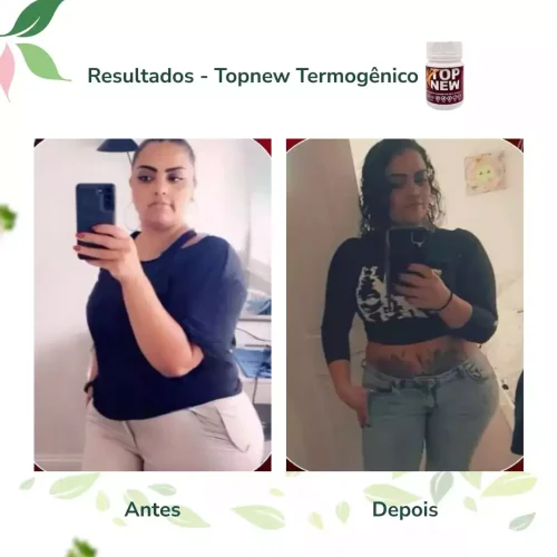 Antes e Depois Topnew Termogenico - Topnew Suplementos 1